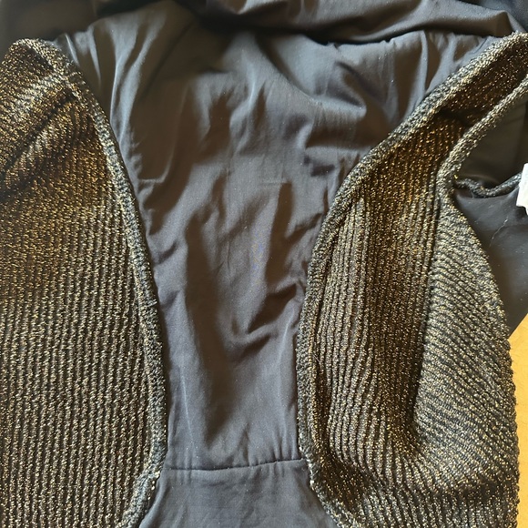 Guria black and gold swimsuit with Plunging V-Neck size XL - Picture 10 of 12